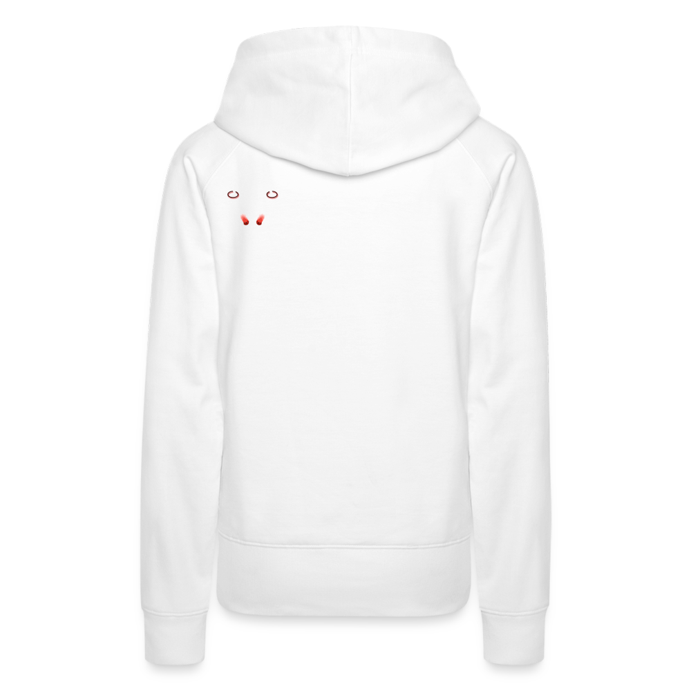 Woman Hoodie Ghost Doodle Light - Weiß