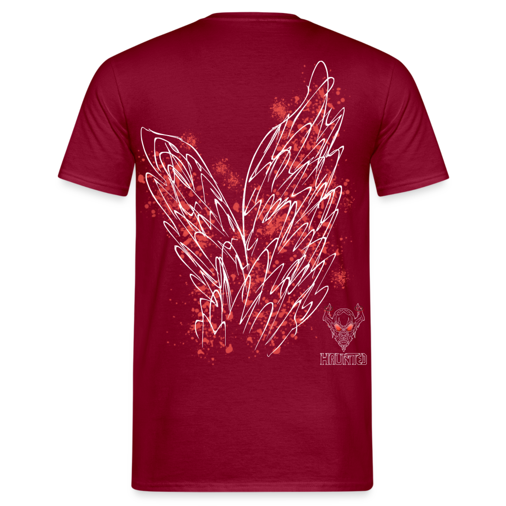Men T-Shirt Light Red Wings - Ziegelrot