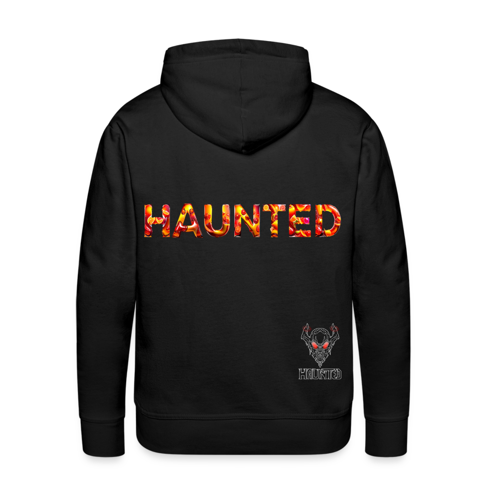 Men Hoodie Citrus Sunset Splash - Schwarz