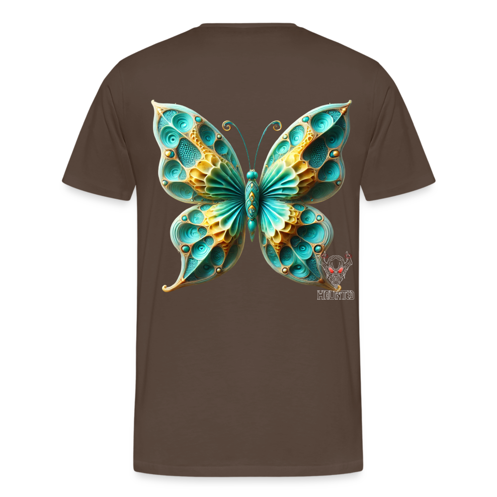 Men T-Shirt Aqua Wing Symphony - Edelbraun