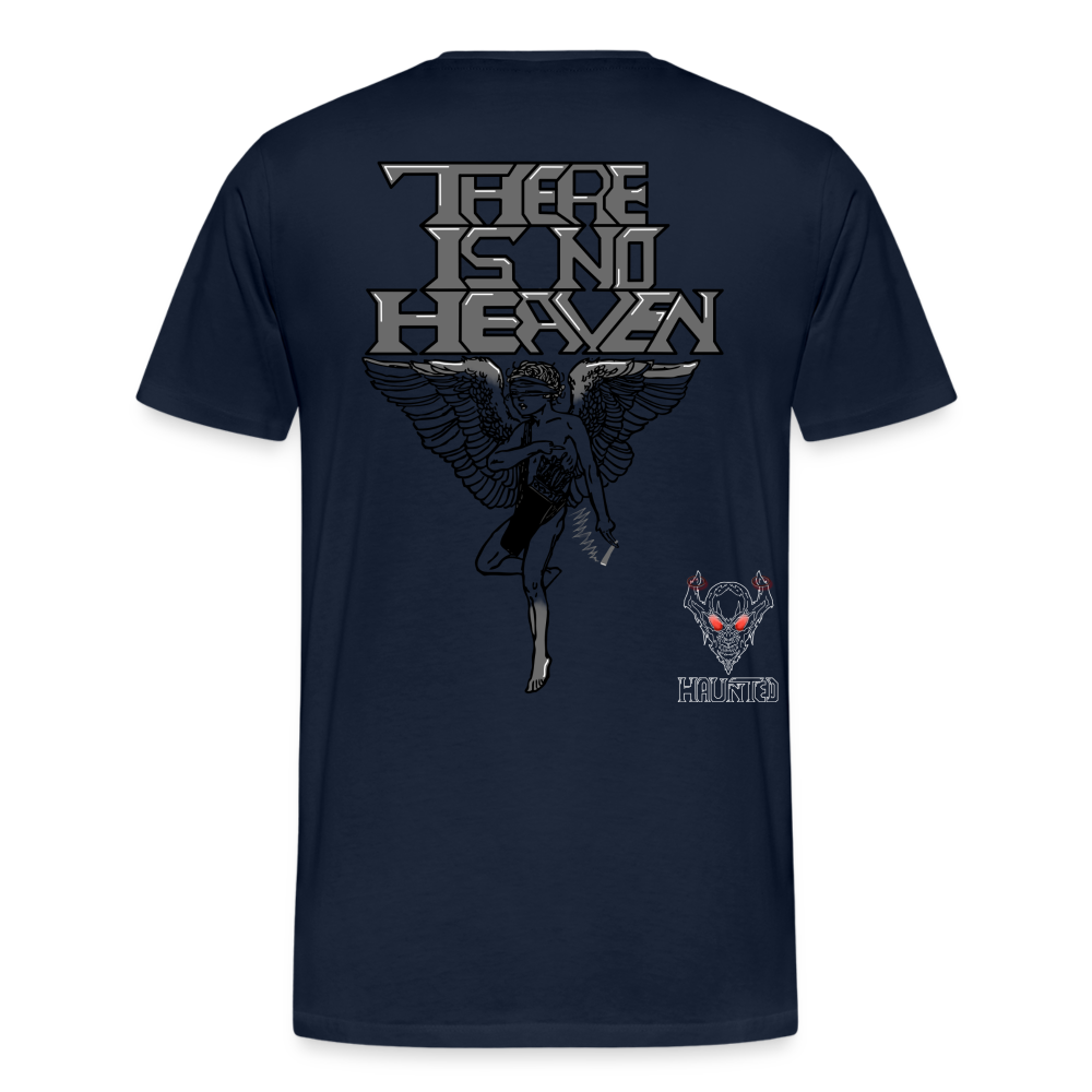 Men T-Shirt There Is No Heaven - Navy