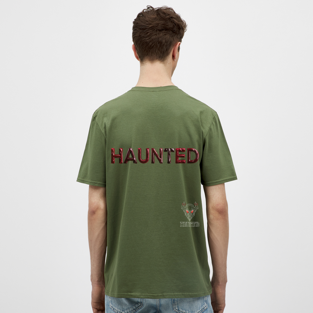 Men T-Shirt Crimson Velvet Glow - Militärgrün