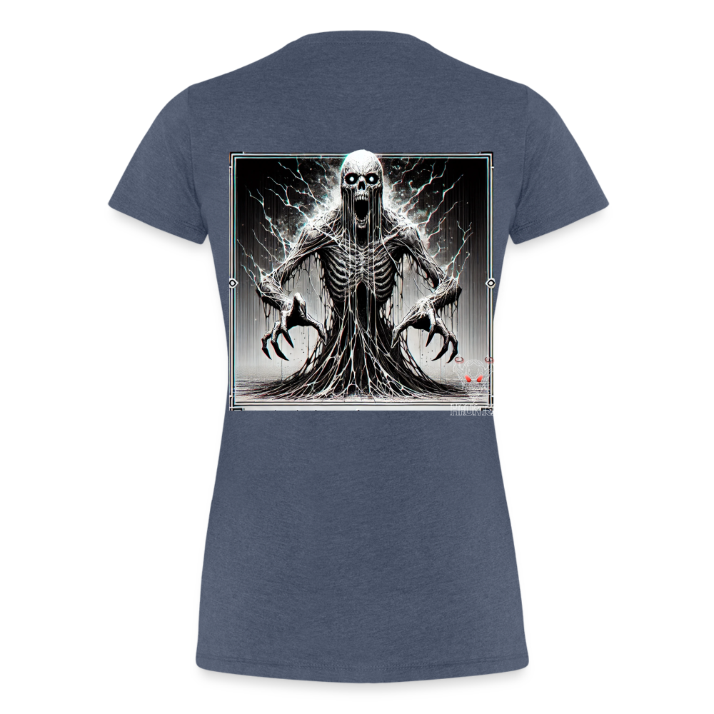 Woman T-Shirt Ethereal Death Wraith - Blau meliert