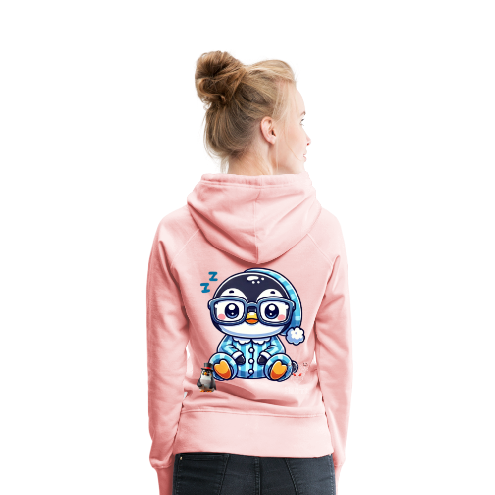 Women Hoodie KasPenguin in Pyjama - Kristallrosa