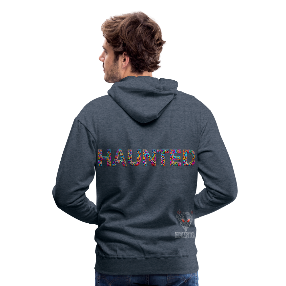 Men Hoodie Haunted Doodle Dreams - Jeansblau