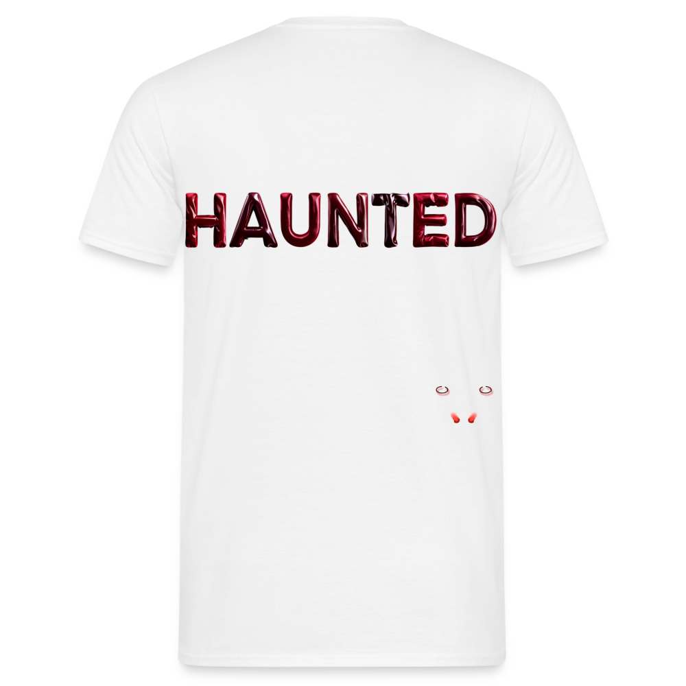 Men T-Shirt Crimson Velvet Glow - Weiß