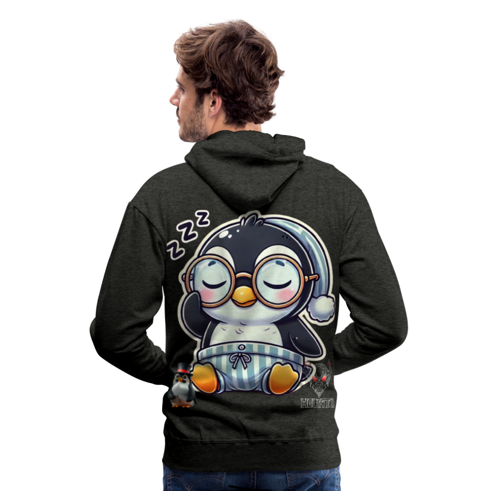 Men Hoodie Sleepy KasPenguin - Anthrazit