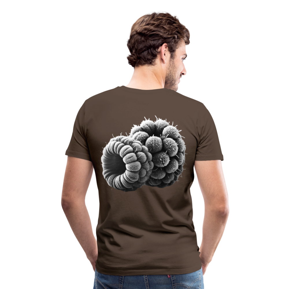 Men T-Shirt Frozen Berries - Edelbraun