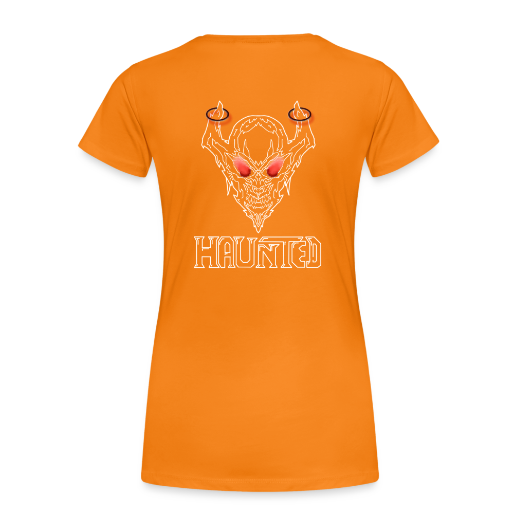Women T-Shirt Deamon White - Orange