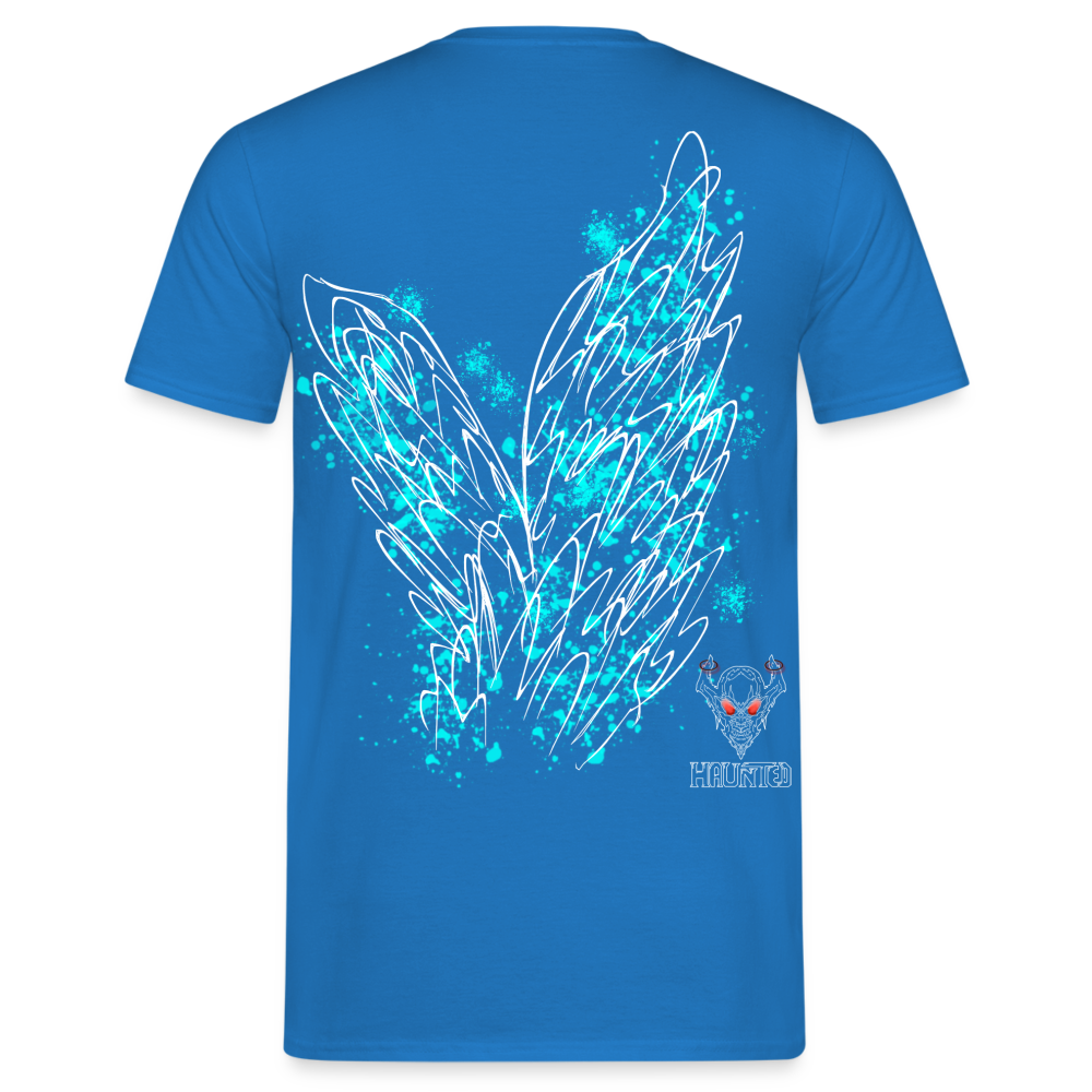 Men T-Shirt Aqua Wings - Royalblau