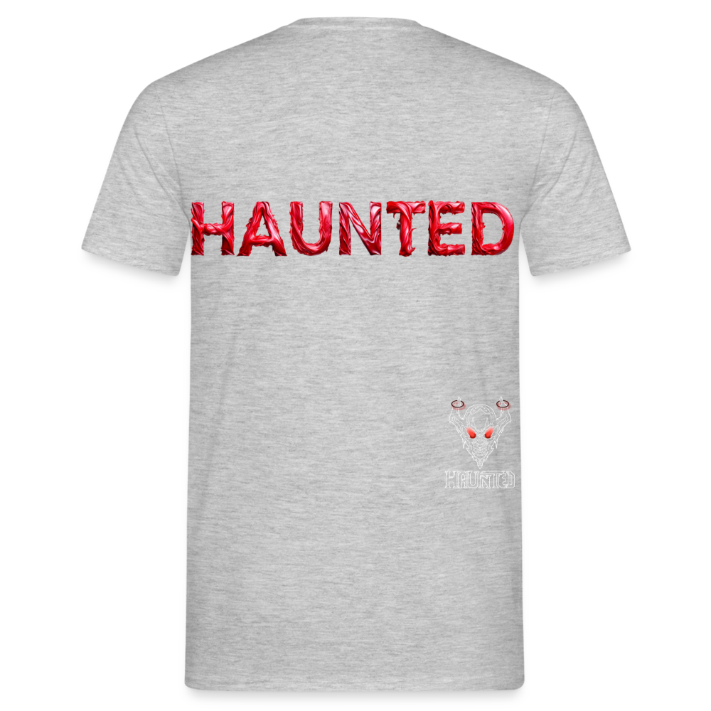Men T-Shirt Crimson Silk Blaze - Grau meliert