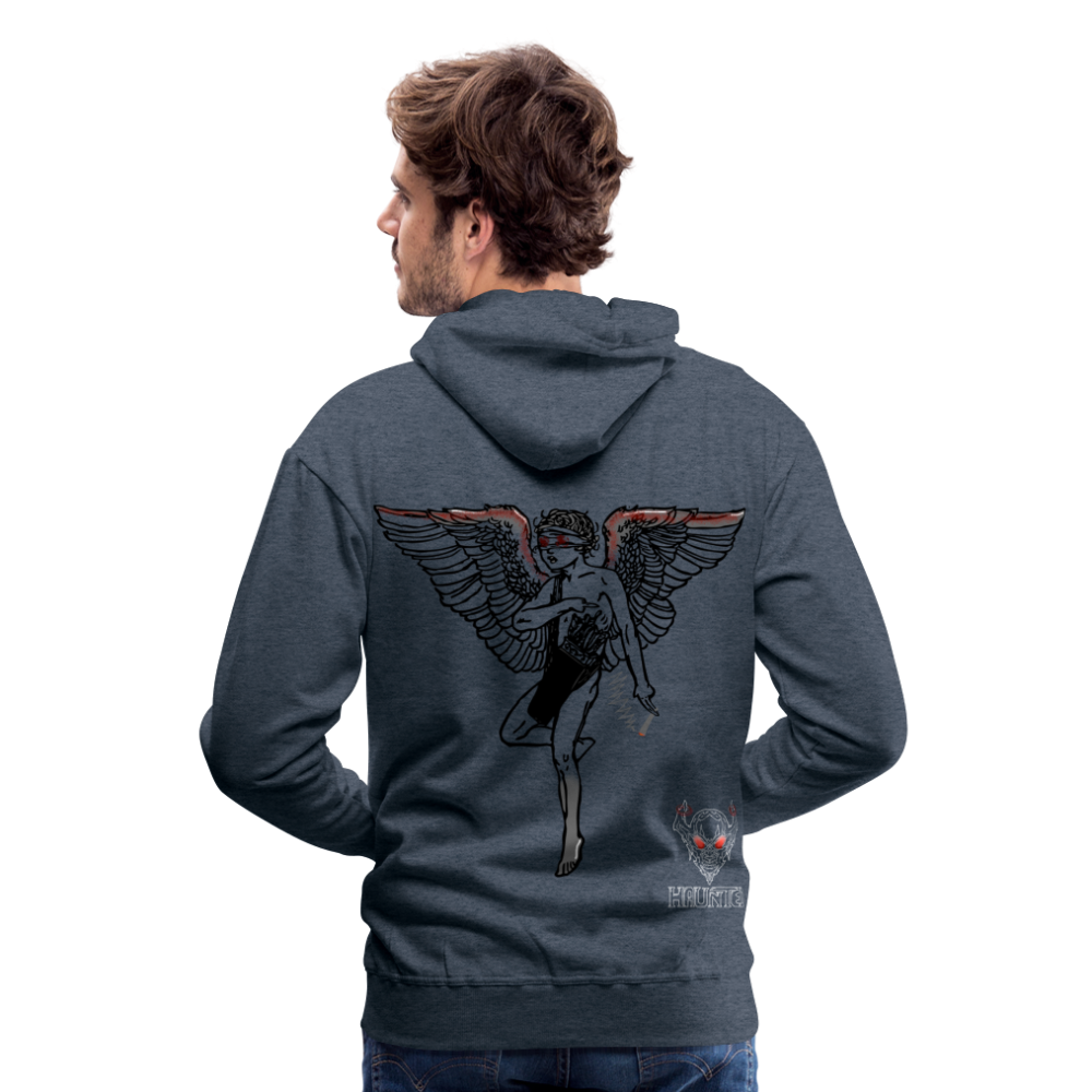 Men Hoodie There Is No Heaven bloody - Jeansblau