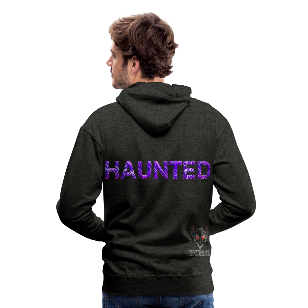 Men Hoodie Violet Whispers Essence - Anthrazit