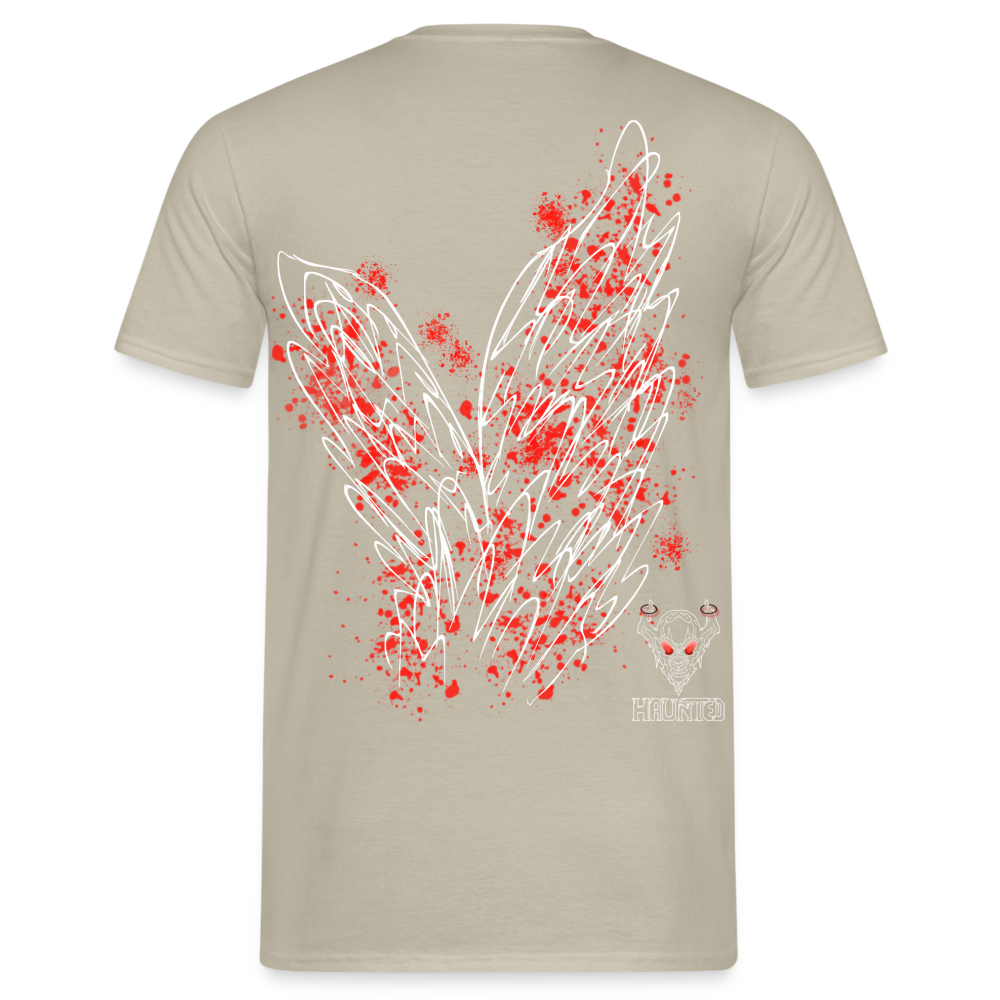 Men T-Shirt Red Wings - Sandbeige