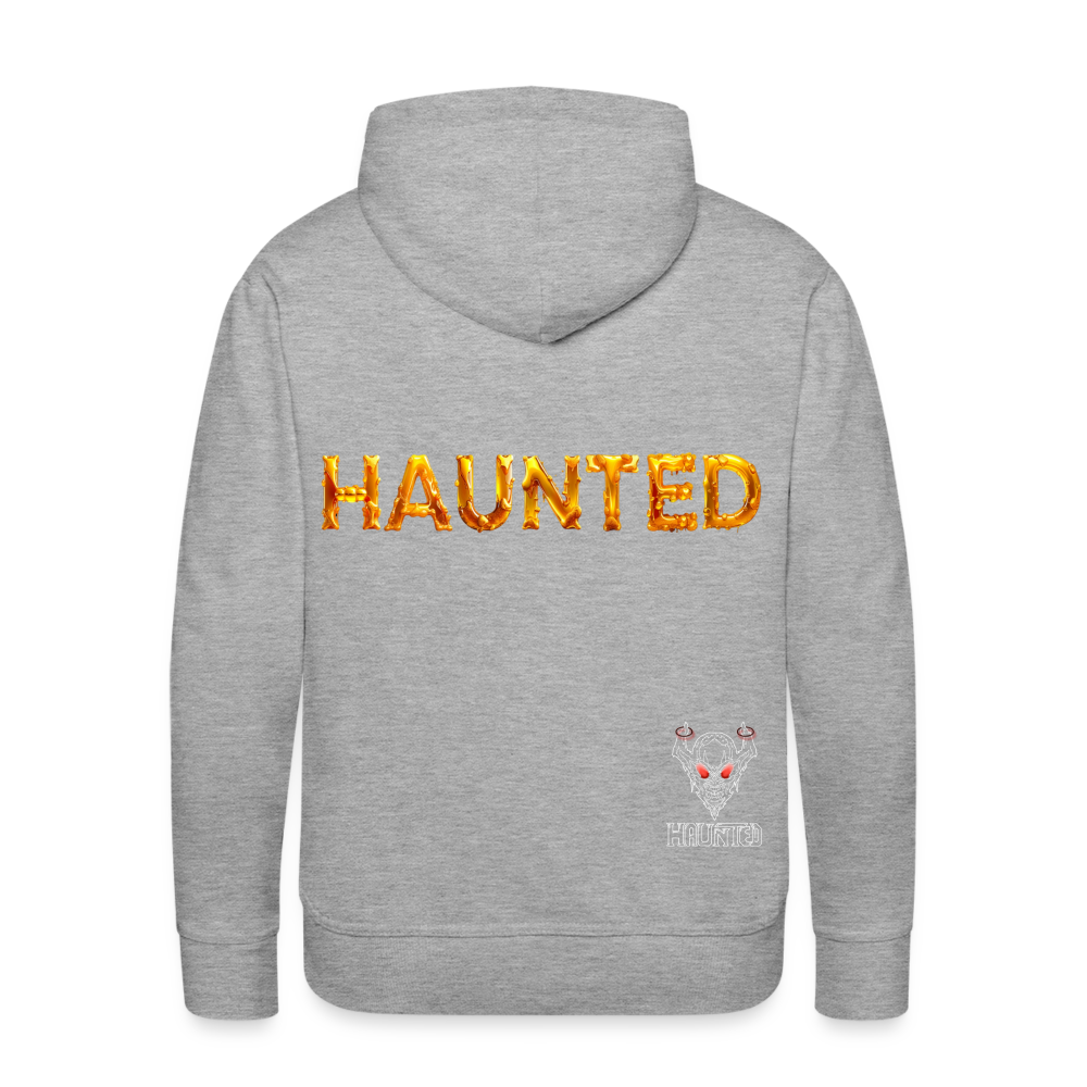 Men Hoodie Golden Nectar Glow - Grau meliert
