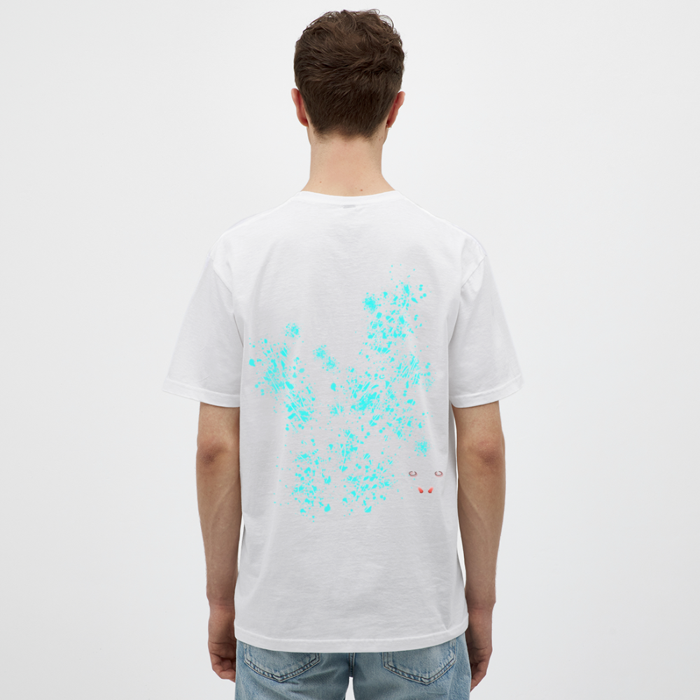 Men T-Shirt Aqua Wings - Weiß