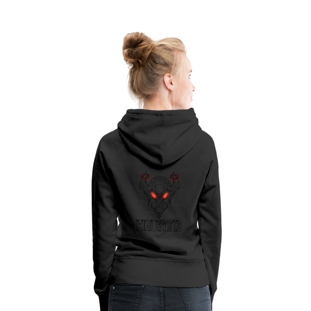 Women Hoodie Deamon White - Schwarz