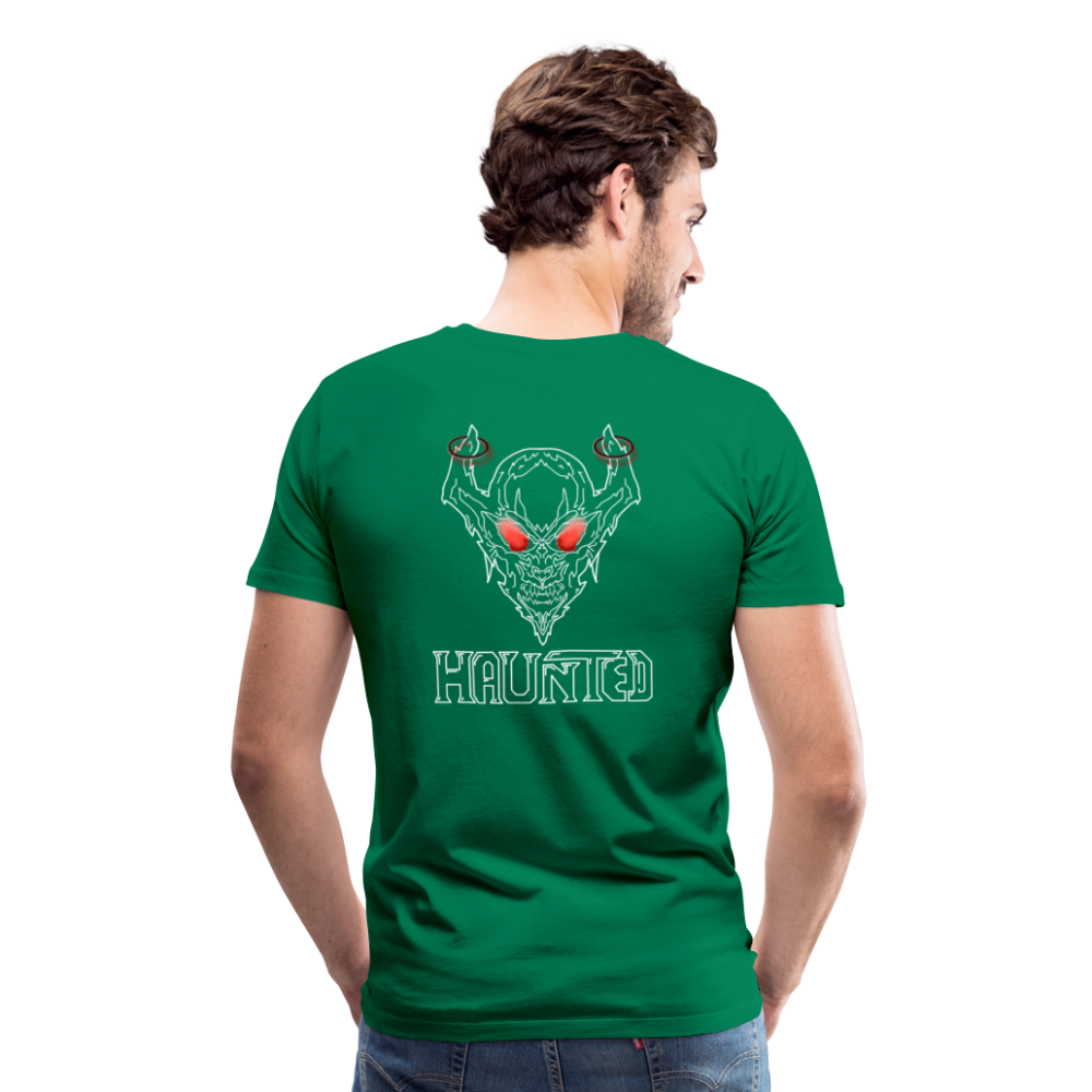 Men T-Shirt Deamon White - Kelly Green
