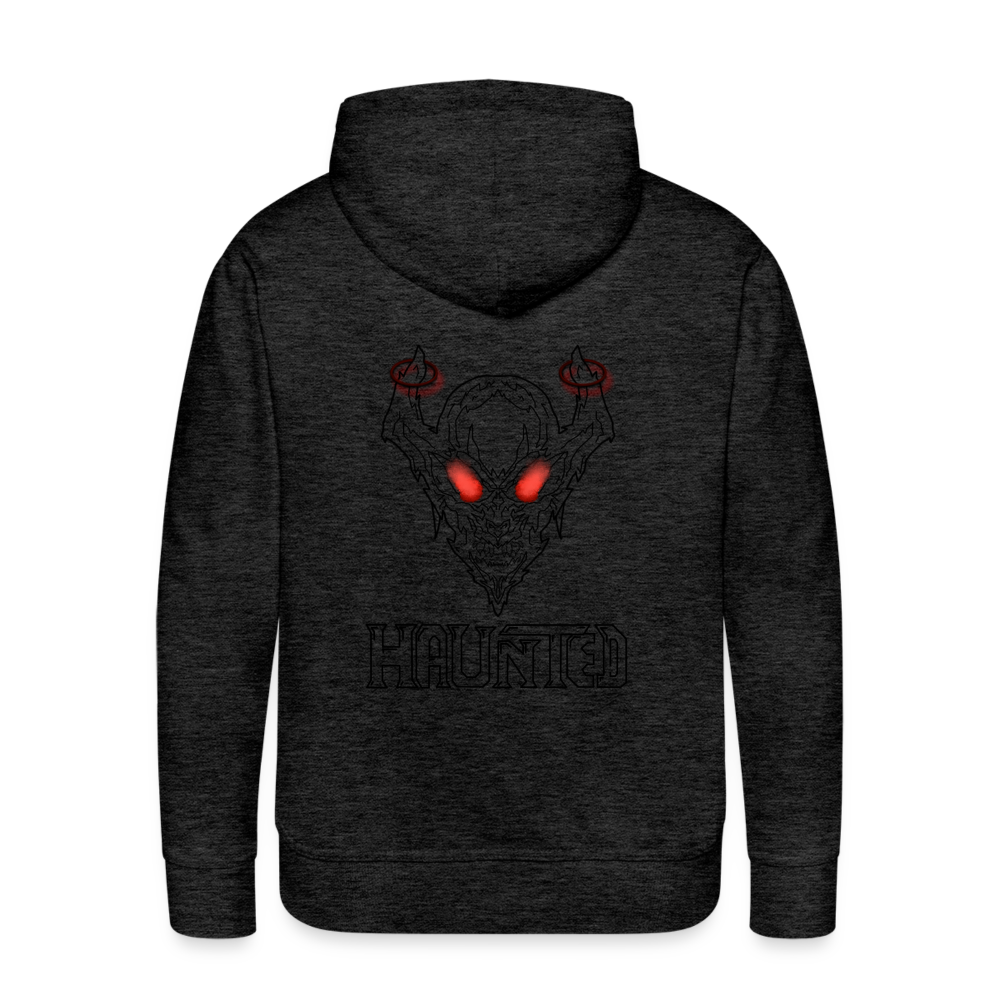 Men Hoodie Deamon Black - Anthrazit