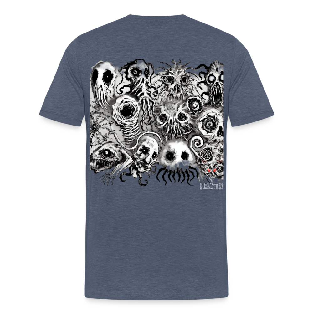 Men T-Shirt Nightmare Veil Creatures - Blau meliert
