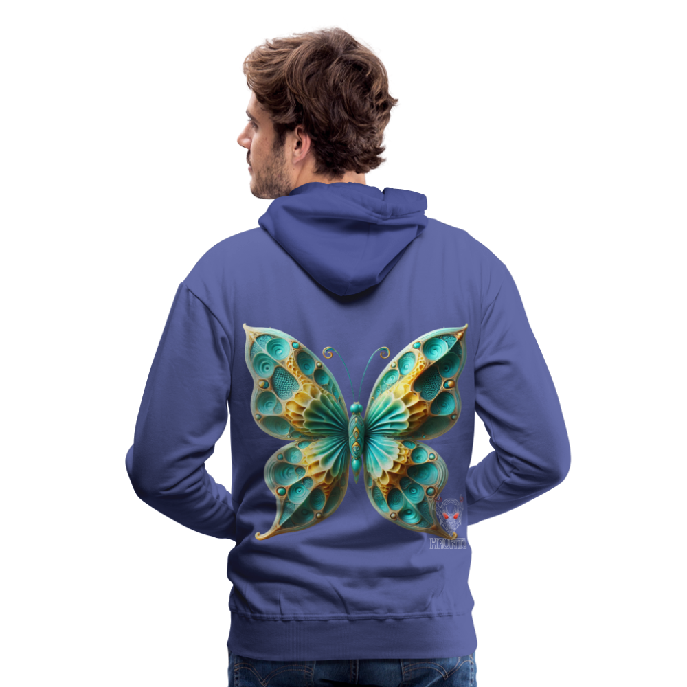 Men Hoodie Aqua Wing Symphony - Königsblau