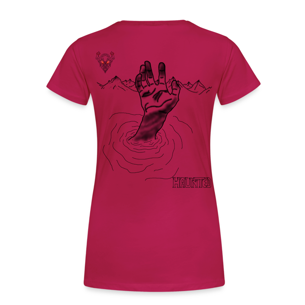 Woman T-Shirt Drowning - dunkles Pink