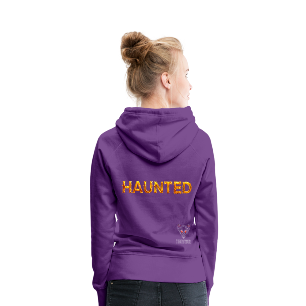 Women Hoodie Golden Nectar Glow - Purple