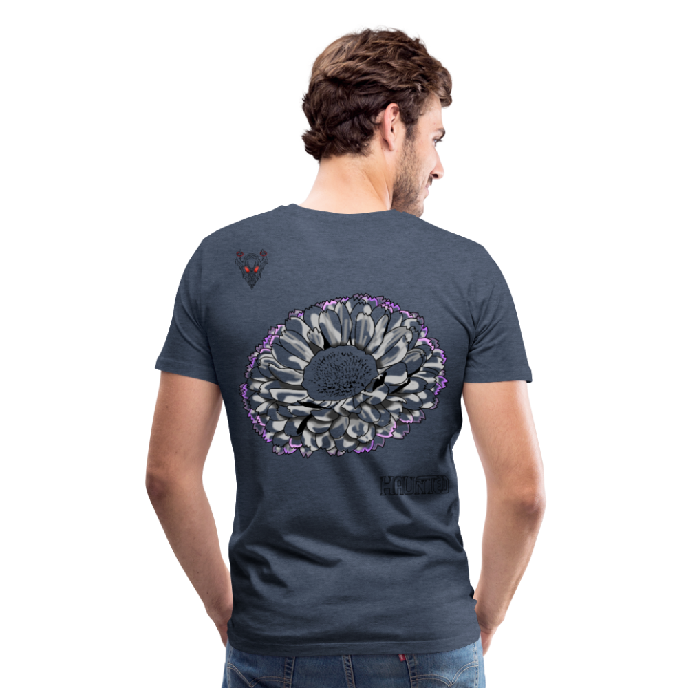Man T-Shirt Calendula Fade - Blau meliert