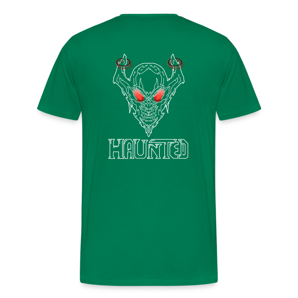 Men T-Shirt Deamon White - Kelly Green