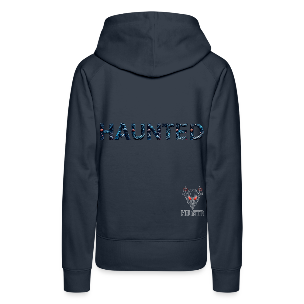 Women Hoodie Abyssal Coral Glow - Navy