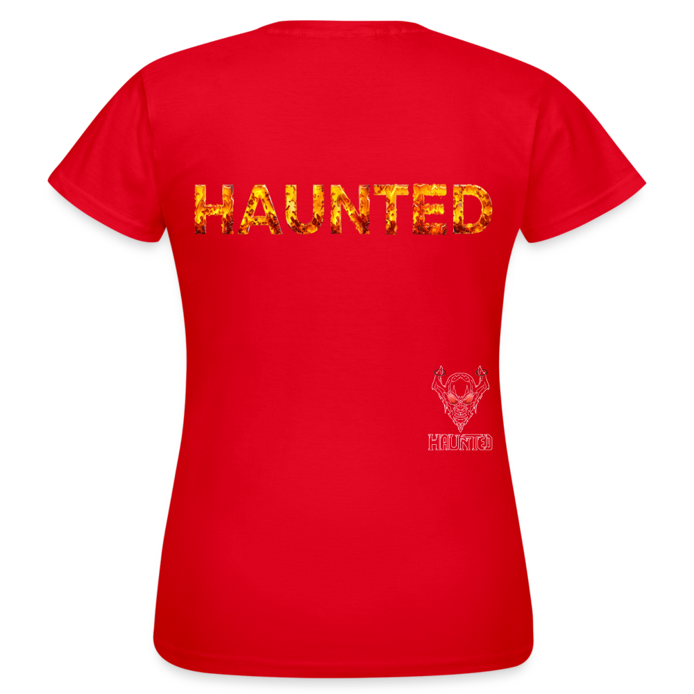 Women T-Shirt Amber Flame Essence - Rot