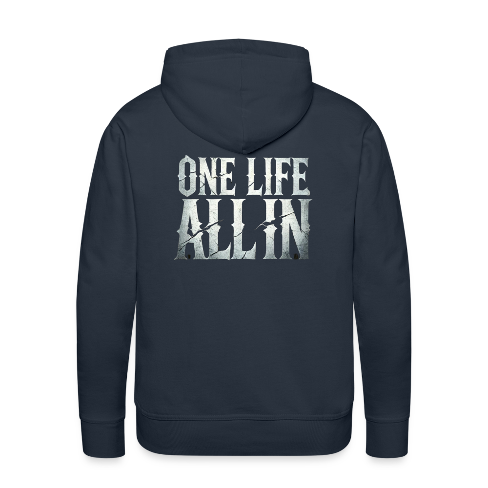 Men Hoodie One Life All In - Navy