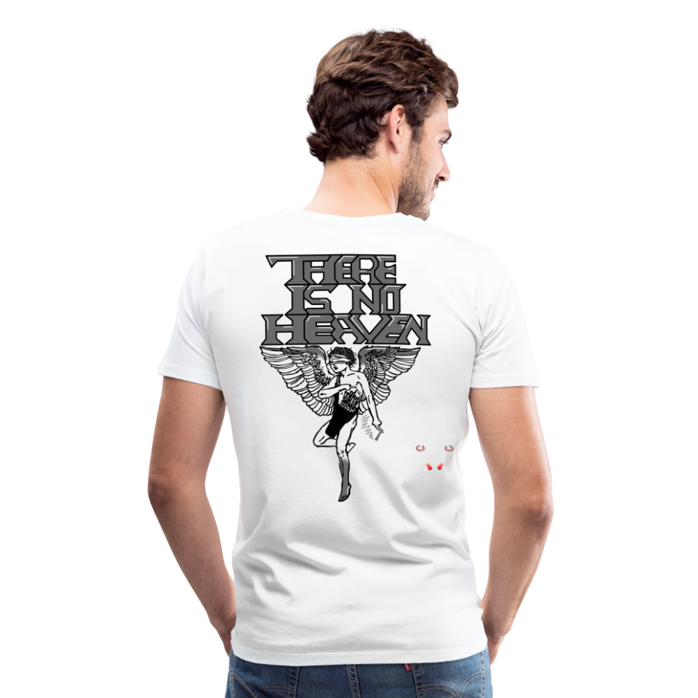 Men T-Shirt There Is No Heaven - Weiß