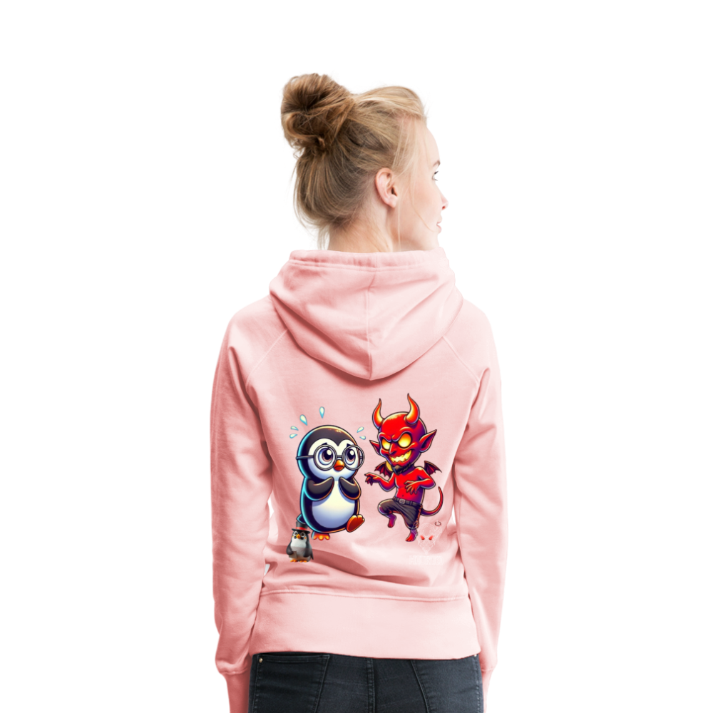 Women Hoodie Dancing with Devil - Kristallrosa