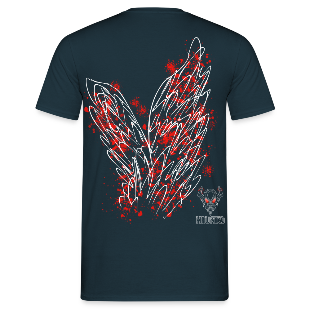 Men T-Shirt Red Wings - Navy