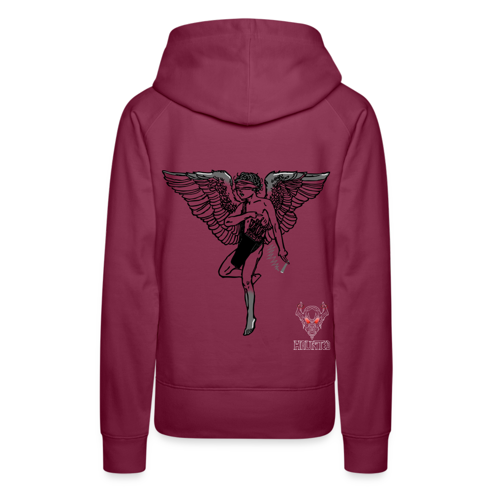 Woman Hoodie Angel - Bordeaux