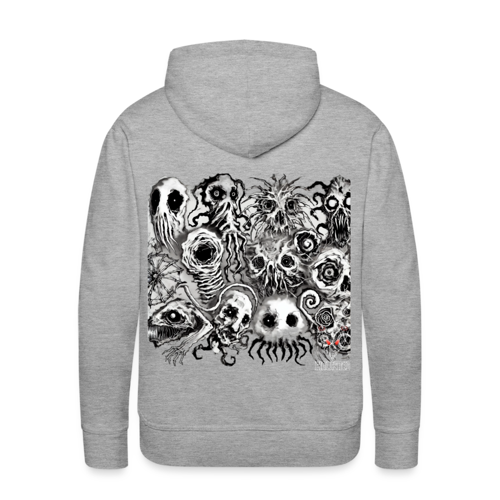 Men Hoodie Nightmare Veil Creatures - Grau meliert