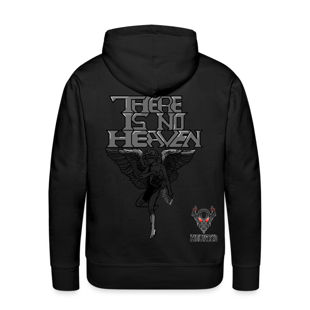 Men Hoodie There Is No Heaven - Schwarz