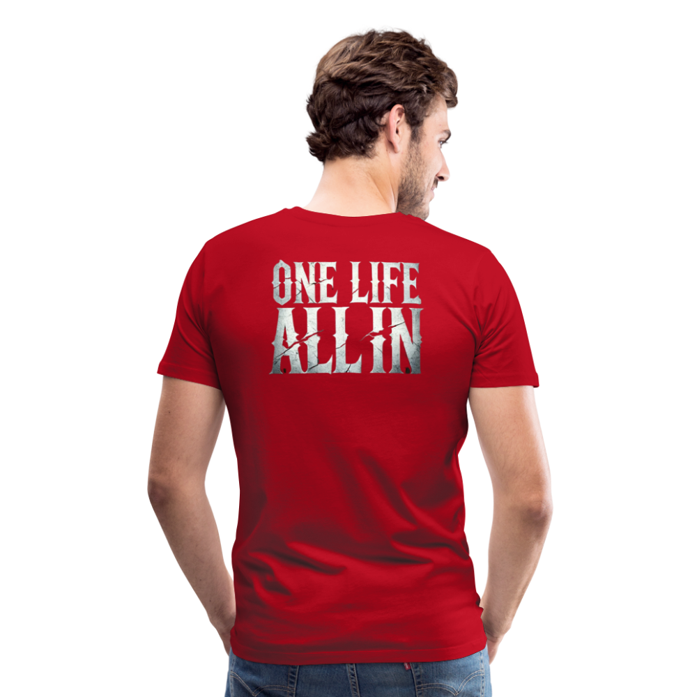 Women T-Shirt One Life All In - Rot