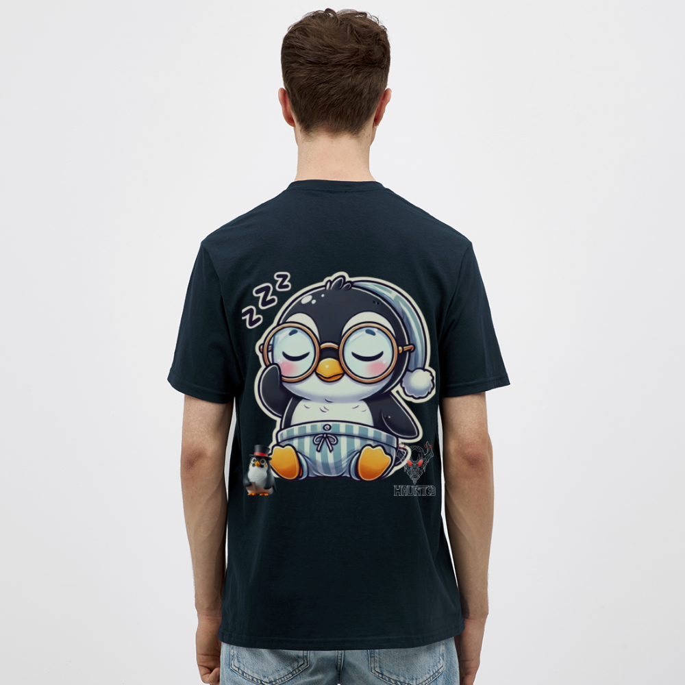 Men T-Shirt Sleepy KasPenguin - Navy