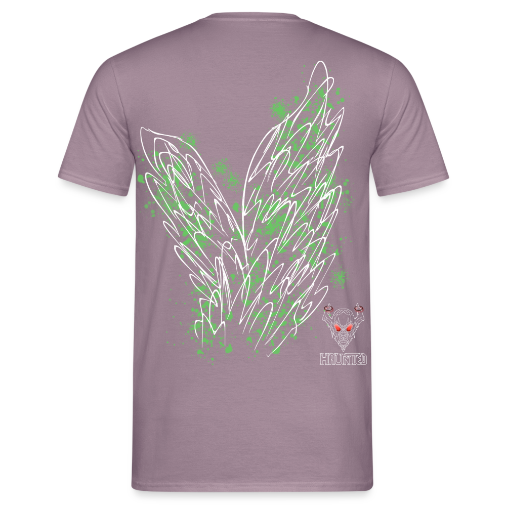 Men T-Shirt Light Green Wings - Lilagrau
