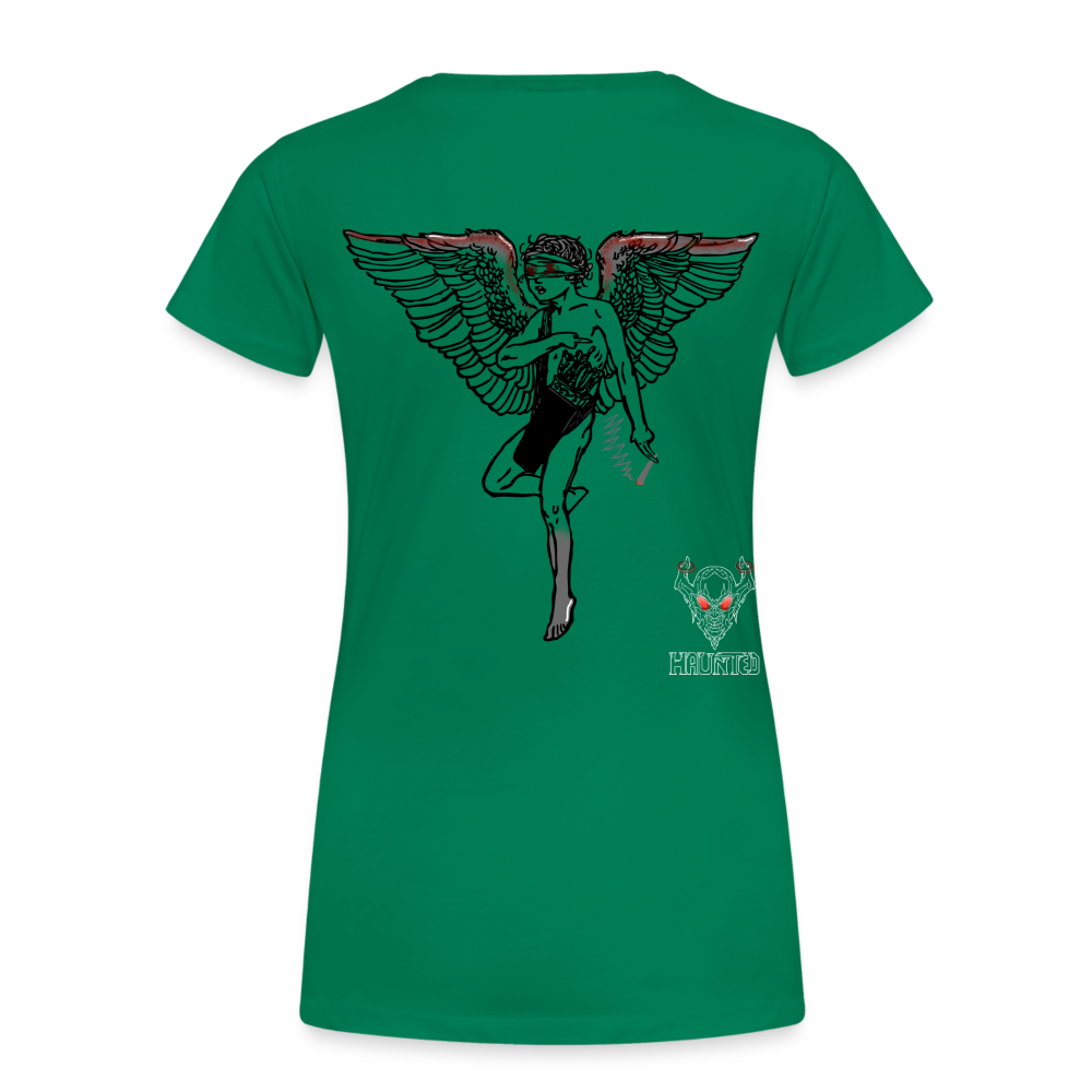 Woman T-Shirt Angel bloody - Kelly Green