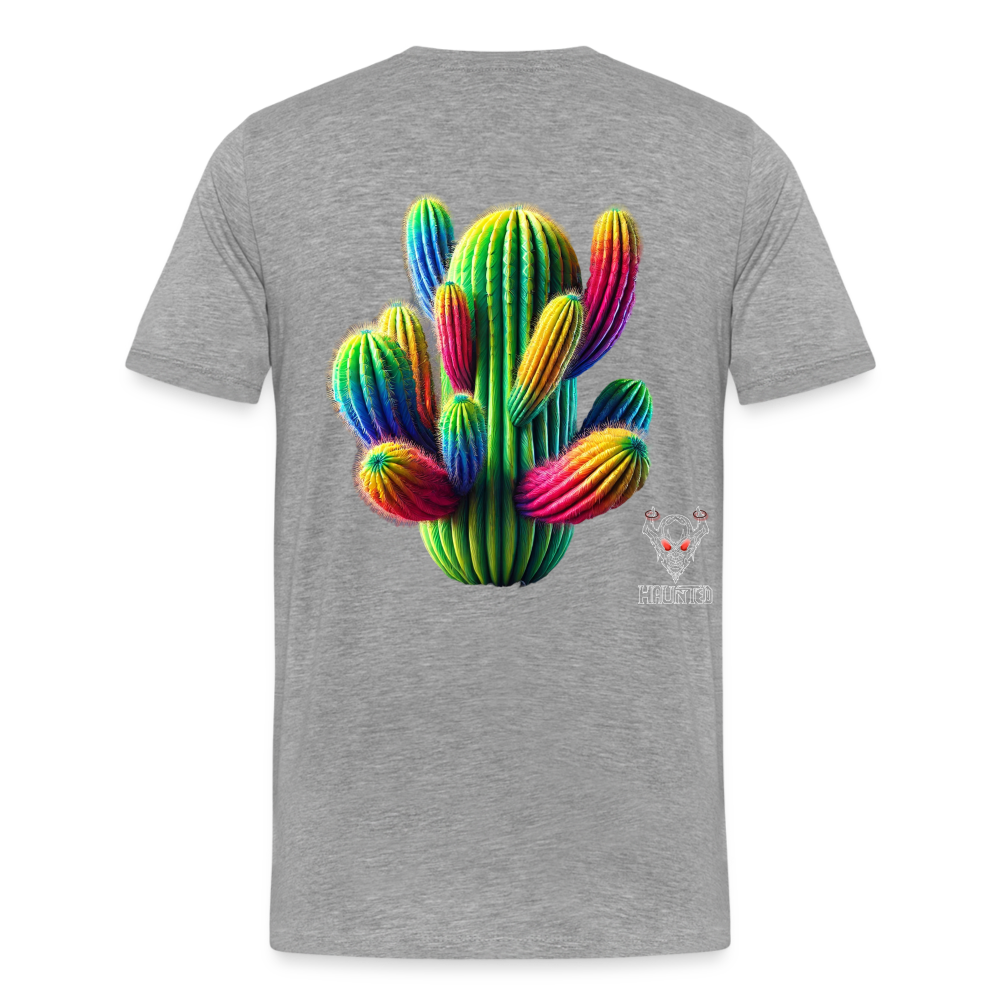 Männer Premium T-Shirt - Grau meliert