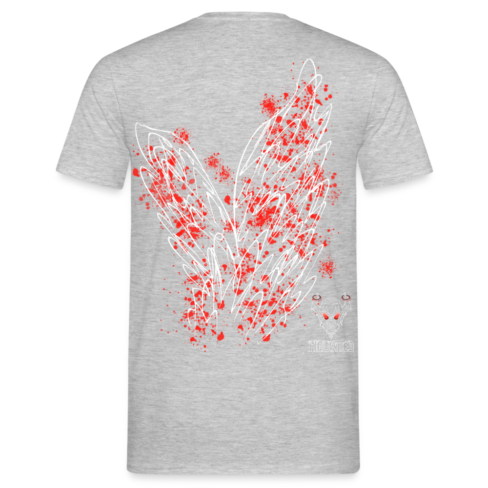 Men T-Shirt Red Wings - Grau meliert
