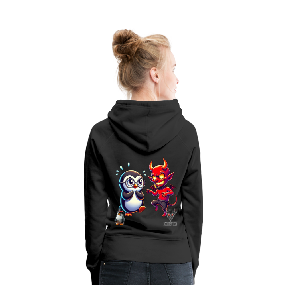 Women Hoodie Dancing with Devil - Schwarz