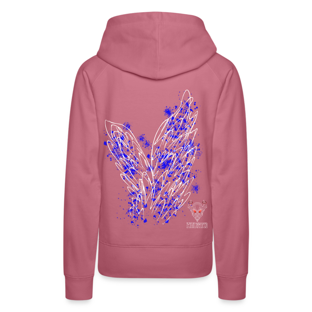 Women Hoodie Blue Wings - Malve