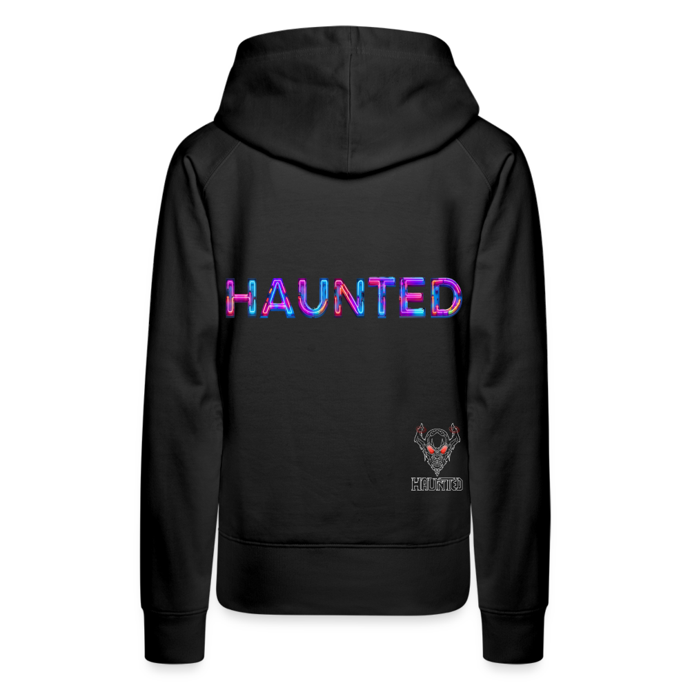 Women Hoodie Neon Pulse Energy - Schwarz