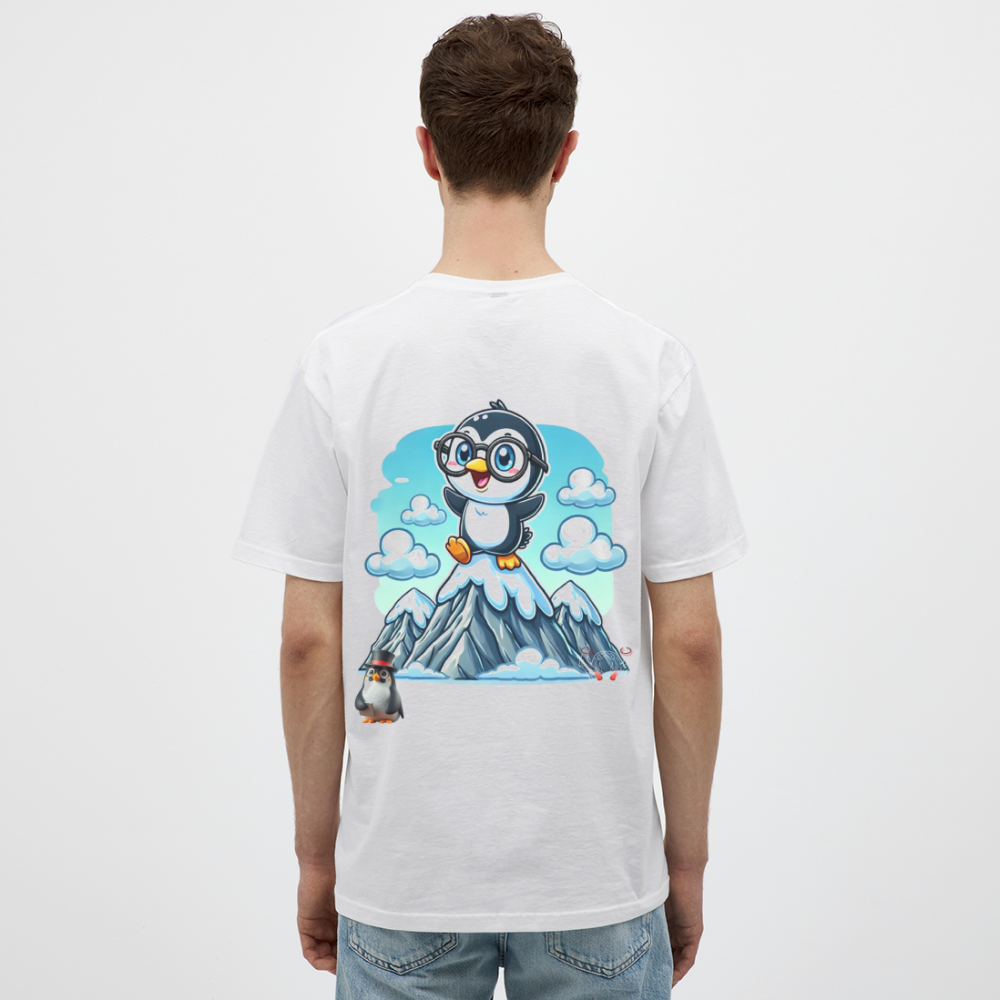 Men T-Shirt KasPenguin on Top - Weiß