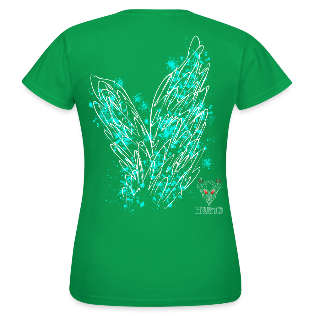 Women T-Shirt Aqua Wings - Kelly Green