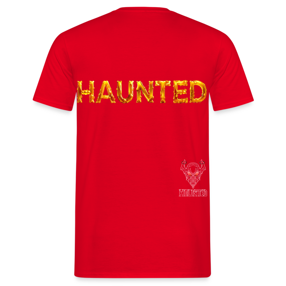 Men T-Shirt Golden Nectar Glow - Rot
